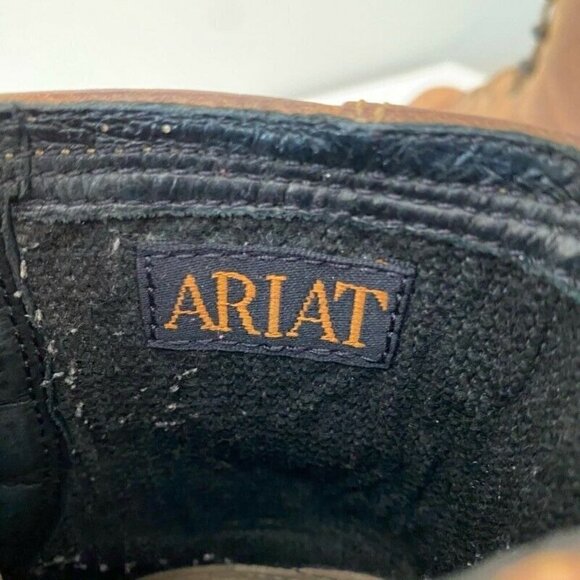 Ariat Heritage Lacer ll Western Boots Brown Leather 8 - Picture 9 of 10